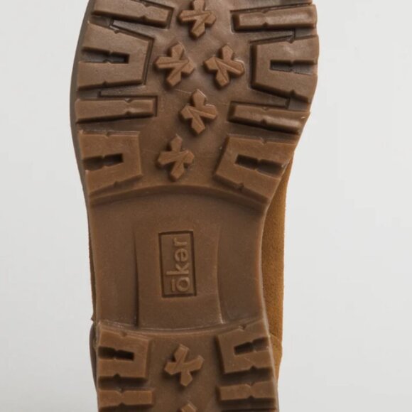 Oker Brown Leather Women's Hiking Boots - Picture 3 of 4